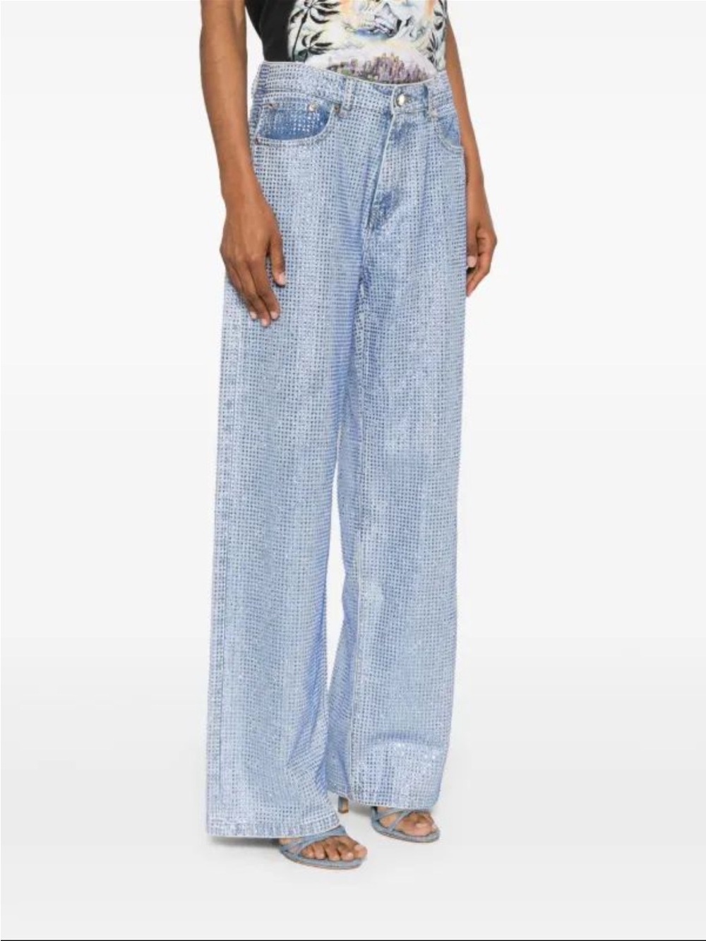 Casablanca rhinestone jeans.